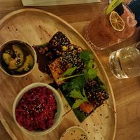 Just wow! The seitan and papaya sticks were amazing at The Green Spot in Barcelona