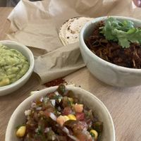 Jackfruit Tacos  at The Green Spot in Barcelona