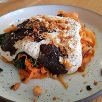 pasta dish at The Green Spot in Barcelona