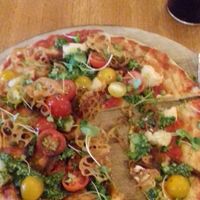 Best pizza I've had at The Green Spot in Barcelona