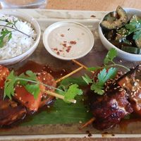 Tempeh at The Green Spot in Barcelona