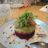 Avocado tartar at The Green Spot in Barcelona