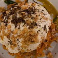 Süsskartoffel, Macadianuss, Trüffel at The Green Spot in Barcelona