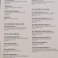 New menu - June 2023 at Monsun Noodlebar in Oslo