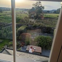 View from hallway at Graianfryn Guest House in Penisar Waun