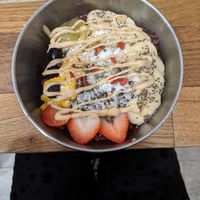 Original flower bowl with cashew butter at Project Acai - Takashimaya in Central Singapore