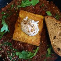 shakshouka  at Evergreen Organics in Doha