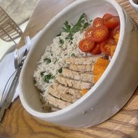 Tempeh bowl - do not recommend   at Evergreen Organics in Doha