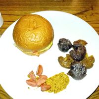 Millet burger, making sustainability appealing and tasty at Evergreen Organics in Doha