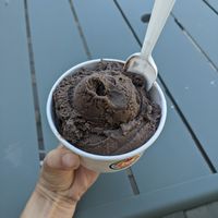 Vegan Chocolate Cookie Butter at Mitchell's Ice Cream in Rocky River