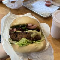 OMGF burger! at HipCityVeg - 7th St in Washington