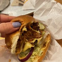 Ziggy tempeh burger at HipCityVeg - 7th St in Washington