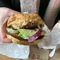 B burger   at HipCityVeg - 7th St in Washington