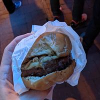 Gouda burger to go! at HipCityVeg - 7th St in Washington