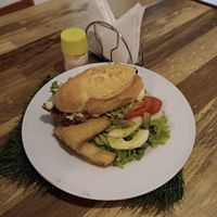 Sandwich cubano  at Casa Vegana in Santa Cruz