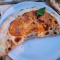 Calzone at Ai 6 Angoli in Brussels