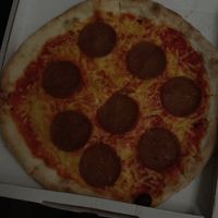 Vegan Pizza Diavola (to take away) at Ai 6 Angoli in Brussels