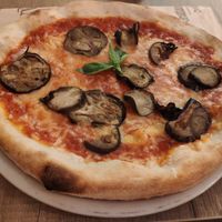 Melanzane con formaggio vegano at Ai 6 Angoli in Brussels