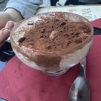 Vegan tiramisu   at Ai 6 Angoli in Brussels