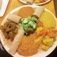 vegan platter at Safari in Kaiserslautern