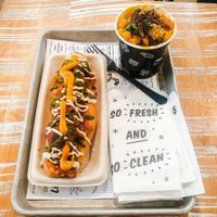 Meatball Sub And Mac N Cheese at By Chloe in Los Angeles