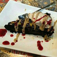 Cake at Zaziv Vegan Bistro in Ljubljana