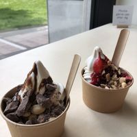 Cashew based soft serve  at Minù in Lund