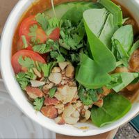 Daily vegan stew at Minù in Lund