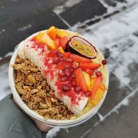 Passion fruit bowl at Coco Bowls in Warsaw