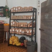 Items you can buy (granola, dried fruits...) at Coco Bowls in Warsaw