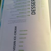 Menu - Desserts at TheLifeCo Akra Antalya Wellbeing and Detox Center in Antalya