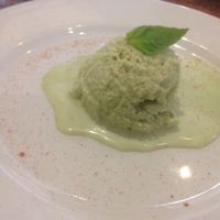 helado de pepino y albahaca at Yanten Veggie Bar in Madrid