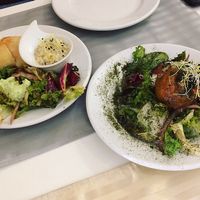 Empanada + Sushi  at Yanten Veggie Bar in Madrid