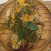 Best pizza of my life and so filling! Crunchy base, homemade sauce, amazing vegan blue cheese on top.  at Yanten Veggie Bar in Madrid