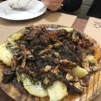 “Pulpo” a la gallega  at Yanten Veggie Bar in Madrid