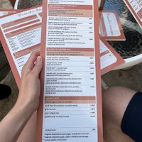 Huge menu!  at Joya Canti di Stagione in Polignano A Mare