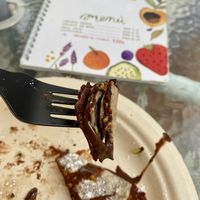 Pancake with giandua and pistachio.  at Joya Canti di Stagione in Polignano A Mare