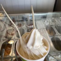 Vegan Almond ice-cream   at Joya Canti di Stagione in Polignano A Mare