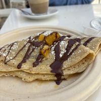 Orange chocolate crepes   at Joya Canti di Stagione in Polignano A Mare
