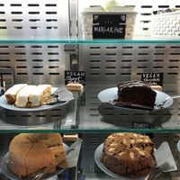 Vegan cake options  at Newton Dee Cafe in Aberdeen