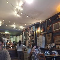 this adorable hole in the wall at Roots Cafe in Brooklyn