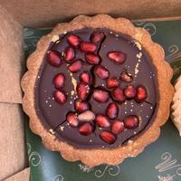Pomegranate ganache tart  at Confectionery! in New York City