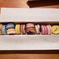 selection of macaron at Confectionery! in New York City
