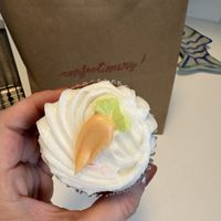 Carrot cake cupcakees  at Confectionery! in New York City