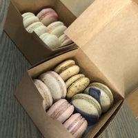 Rose, chai, s’mores, strawberry milk, creamsicle, pomegranate  peppercorn, list at Confectionery! in New York City