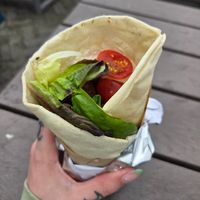 Falafel from Sprig at Granville Island Public Market in Vancouver