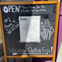 Sign outside  at Bringing You Vermont in Bennington