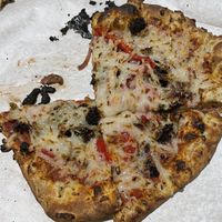 The Vegan pizza  at Pizza Studio in Blythe