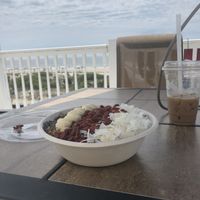 Wildberry Açaí bowl with goji and coconut  at Aloha Smoothie Co. in Cape May