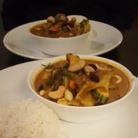 Super vegan curry at The Junction in Redhill